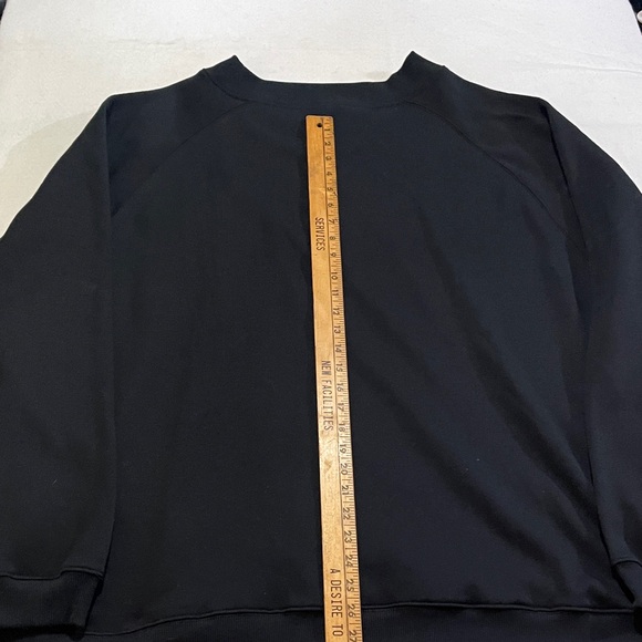 Active Joe USA Men's Classic Black Crewneck Sweater 4x pockets - Picture 12 of 13